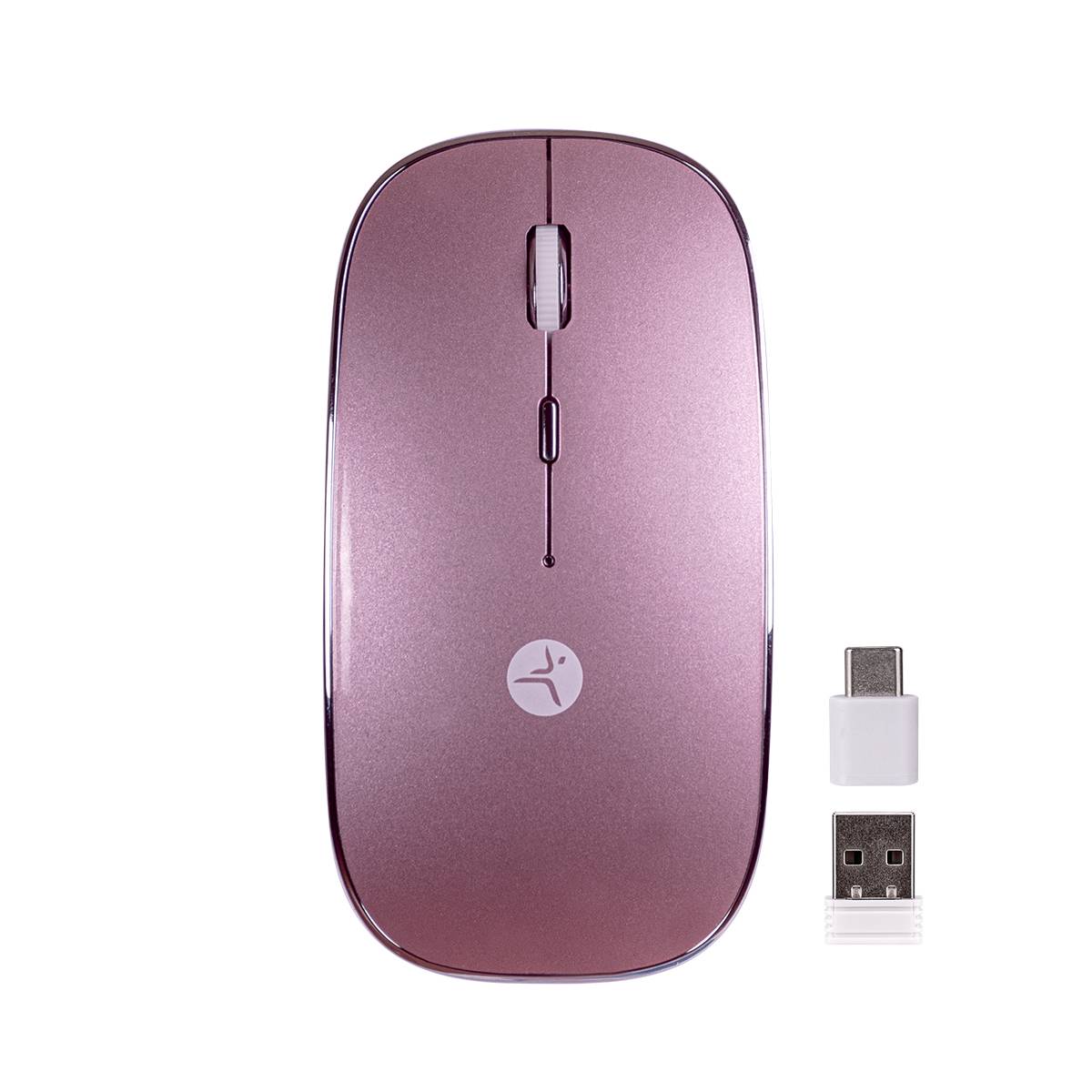 Mouse SLIVE recargable rosa con nano receptor tipoC y USB A - mousepad incluido, TECHZONE, TZACMOI27, DPI:1000, 1200, 1600 Mouse SLIVE recargable rosa con nano receptor tipoC y USB A - mousepad incluido, TECHZONE, TZACMOI27, DPI:1000, 1200, 1600